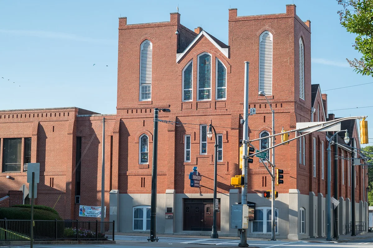 Historic Ebenezer Baptist Church on Auburn Avenue