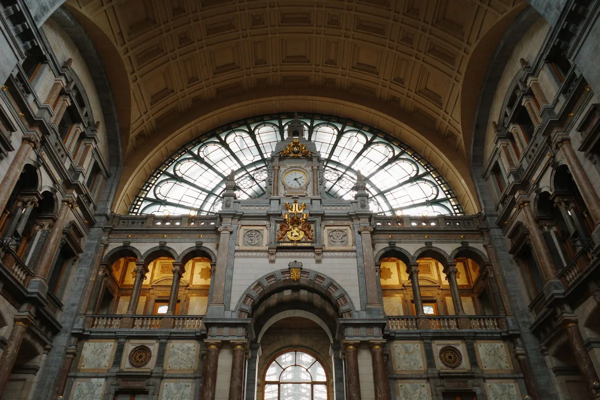 Antwerp Central Station's great hall