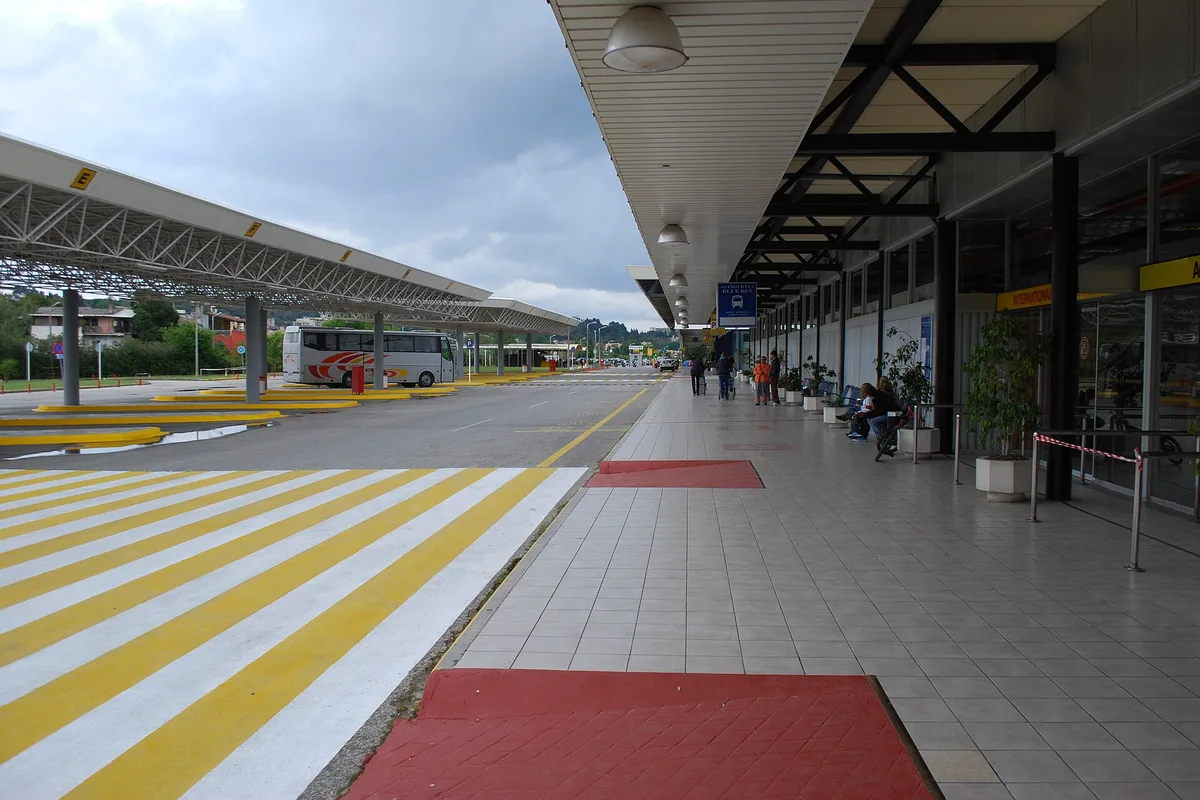 The terminal at Corfu International Airport, Ioannis Kapodistrias