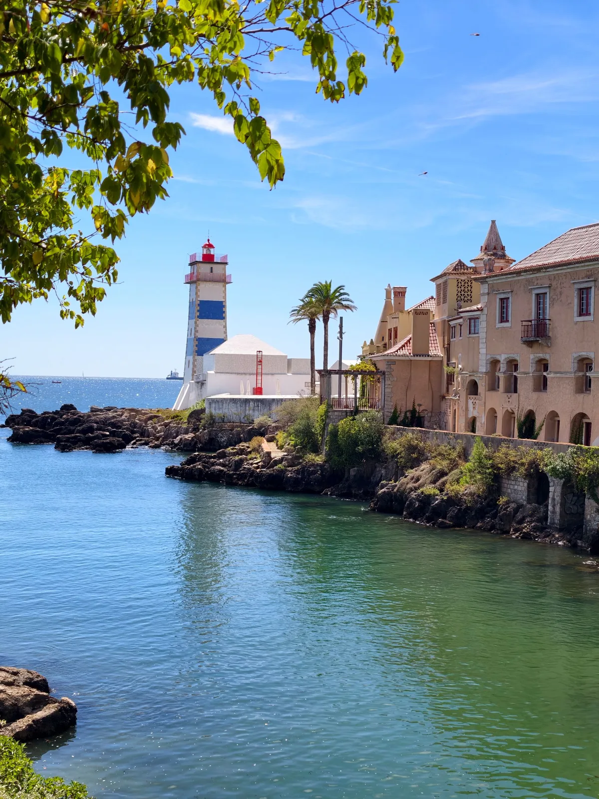 Cascais bay and the Atlantic coast west of Lisbon