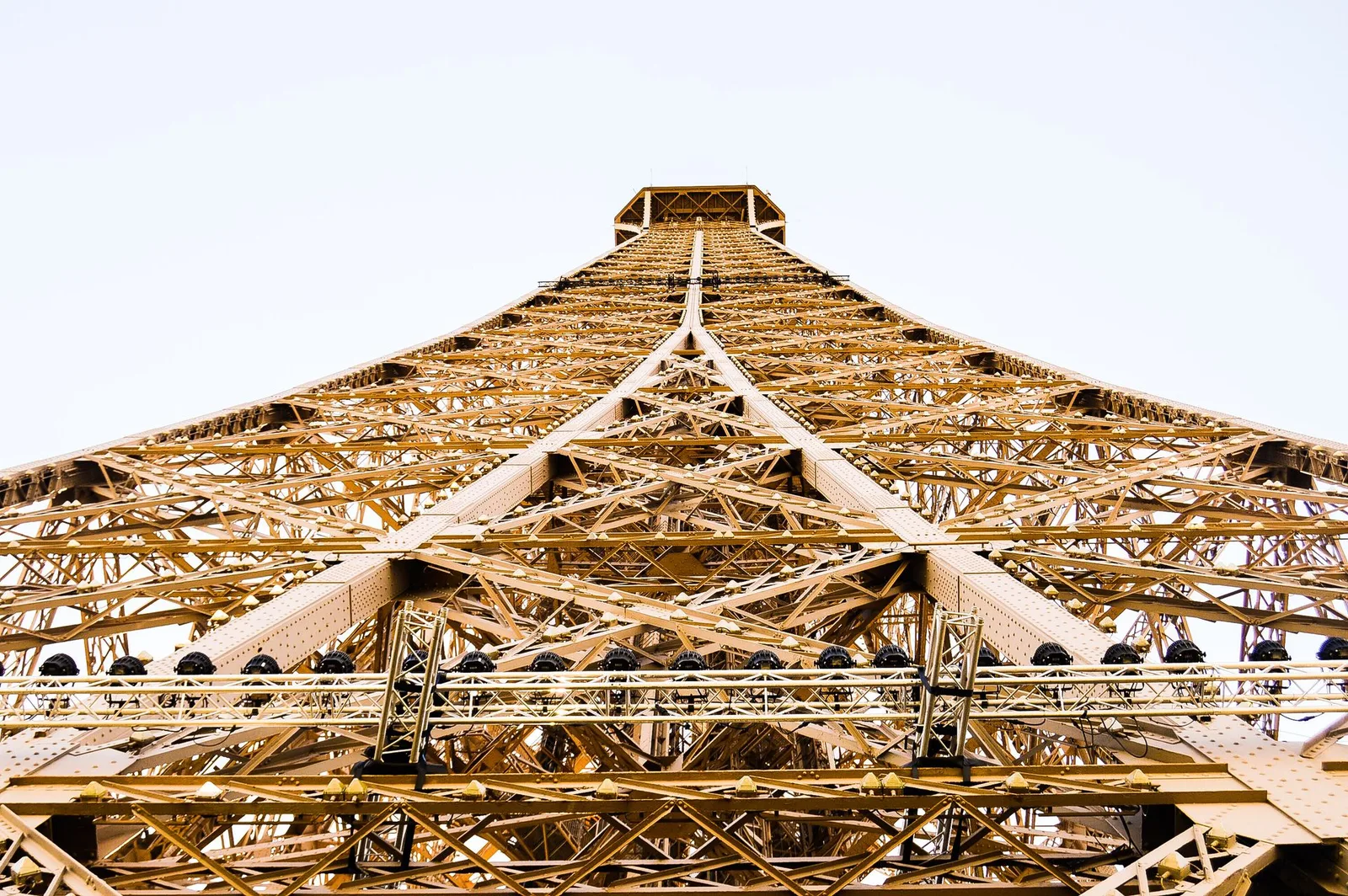 The Eiffel Tower rising over Paris