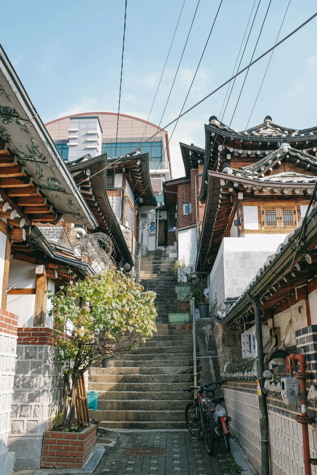 Traditional hanok houses in Bukchon
