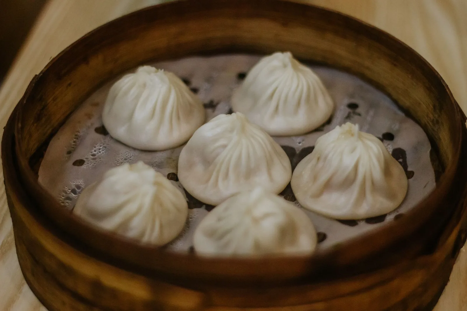 Soup dumplings in Shanghai