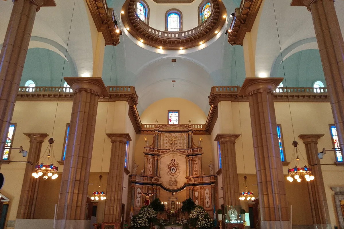 The nave of the Basilica of Our Lady of Suyapa, Honduras's pilgrimage church